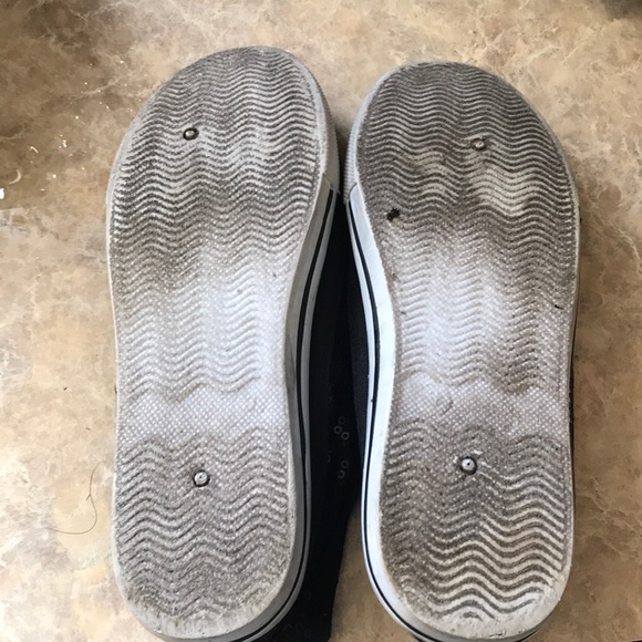 🌹Aviva Girls Black Sequin Sneakers Sz3 XC - Picture 4 of 5